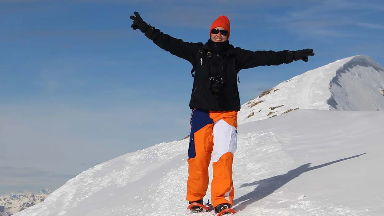 Raquettes avec Maïté