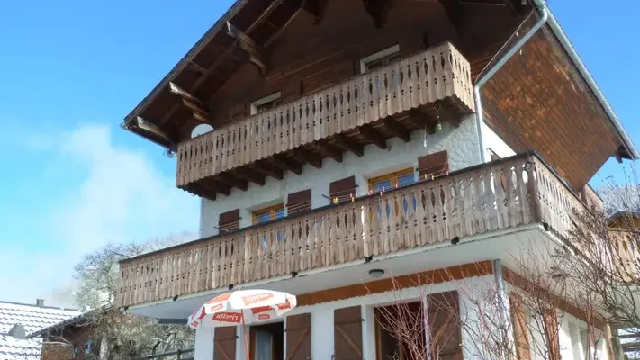 Façade du chalet