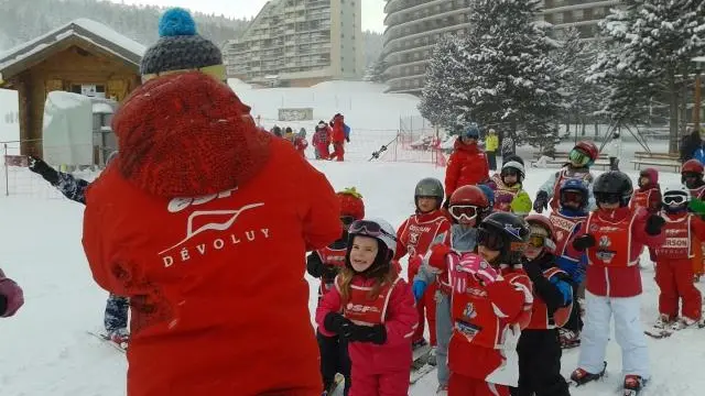 Ecole de Ski Français du Dévoluy, cours collectifs enfants, Hautes-Alpes, Alpes du Sud