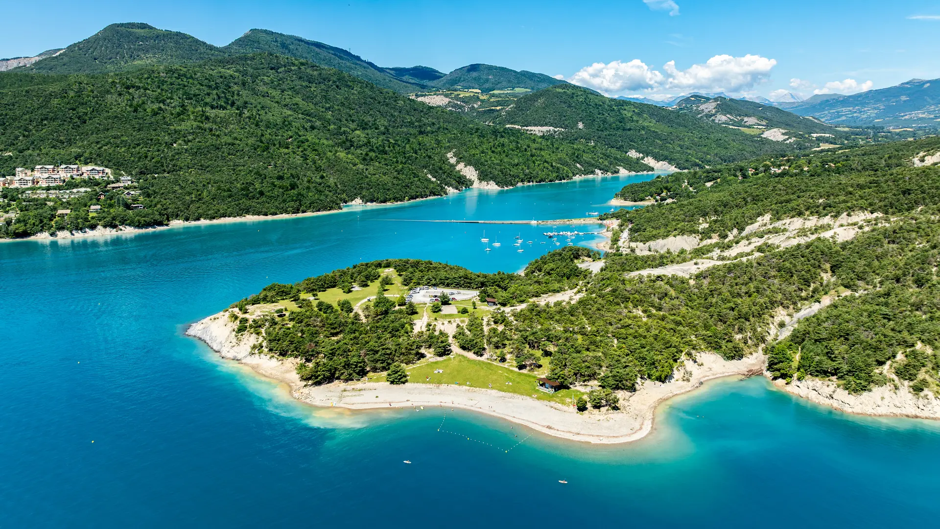 Plage des Trémouilles, Baie de Chanteloube - Chorges