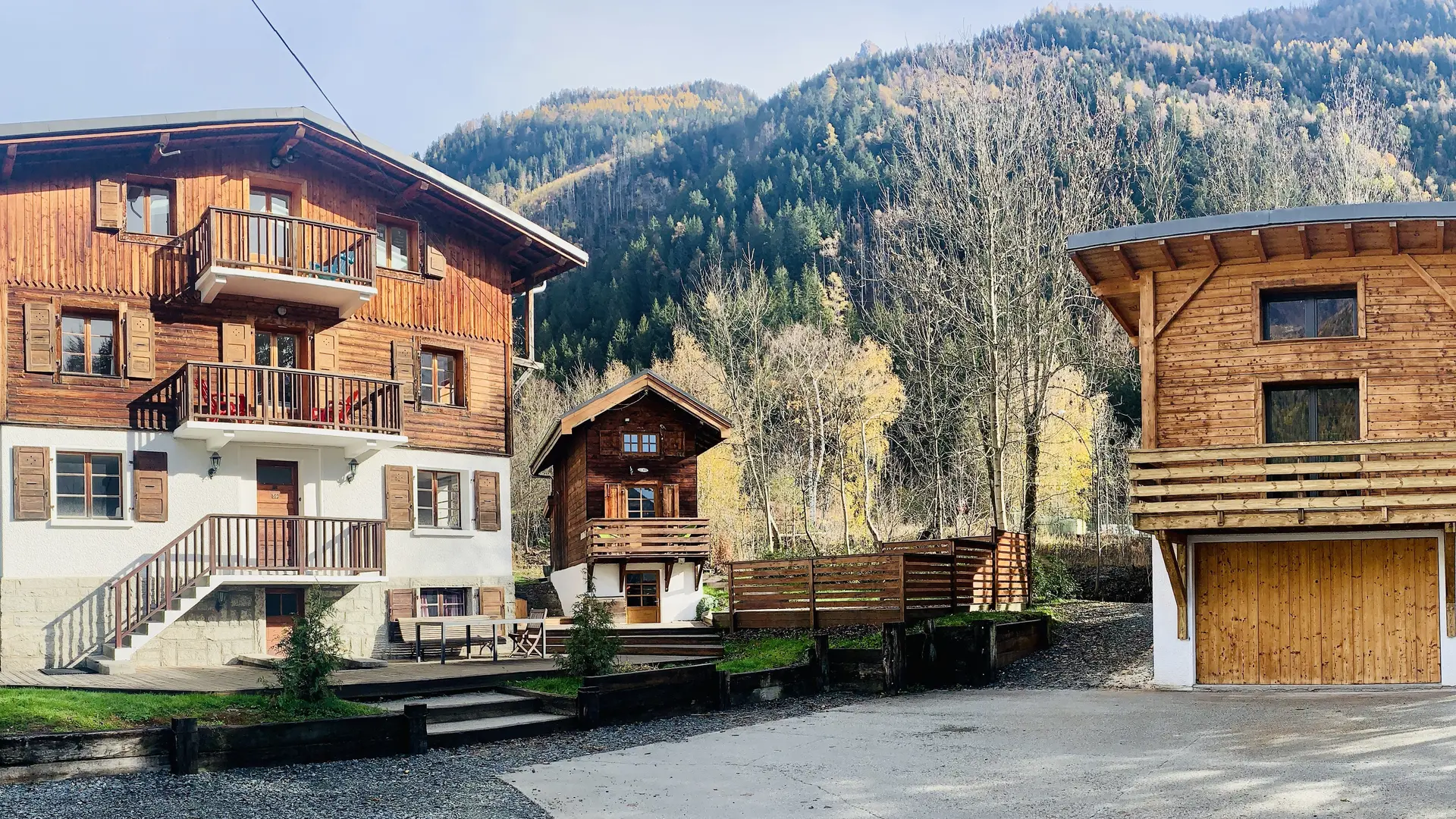 Les bâtiments du chalet Castle