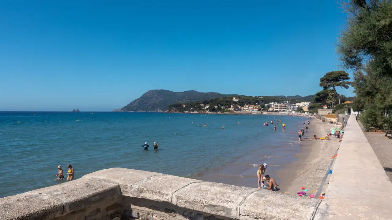 Strand von Les Sablettes