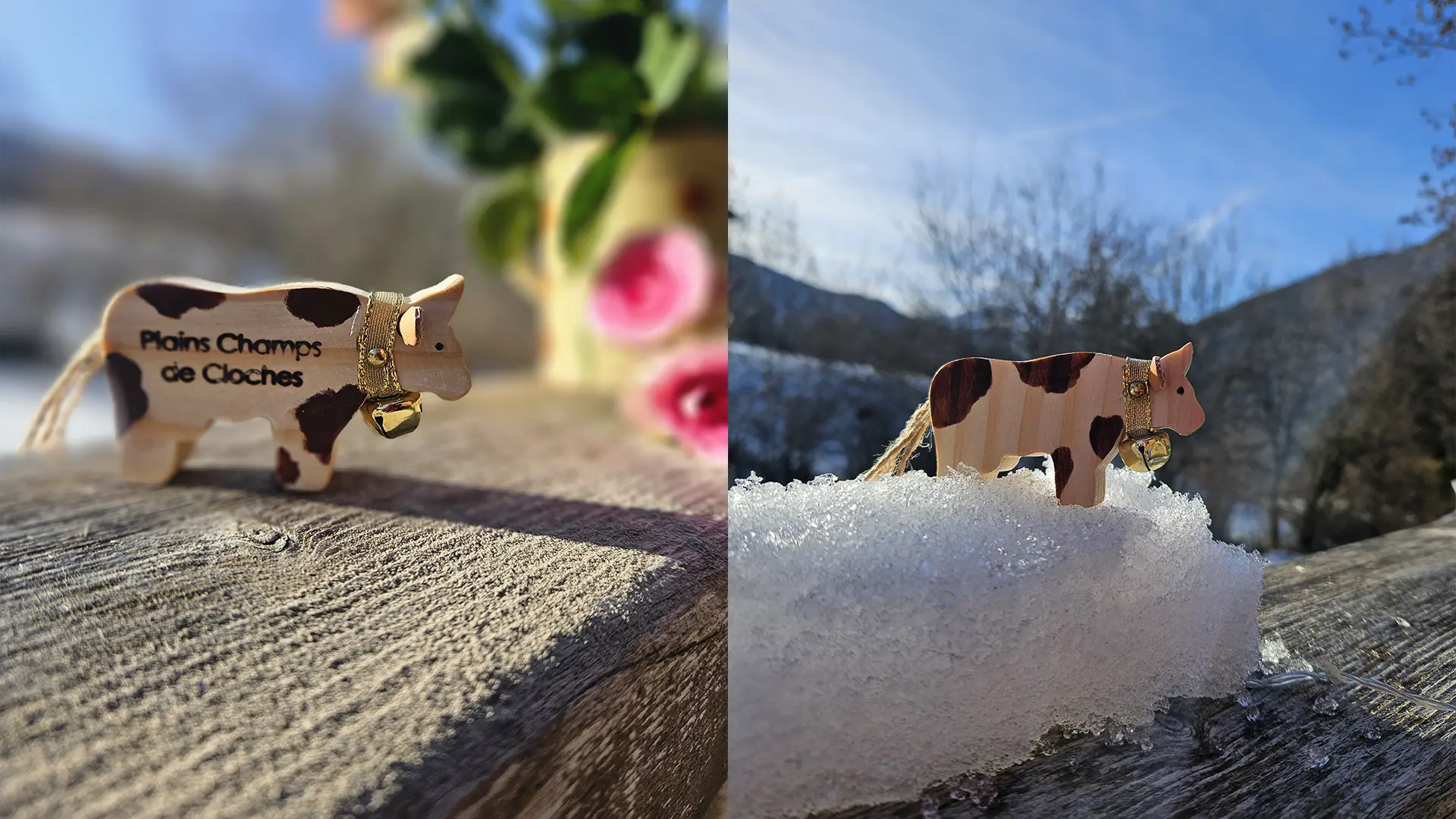Atelier création d'un porte clé clochette et d'une petite vache en bois_Thônes