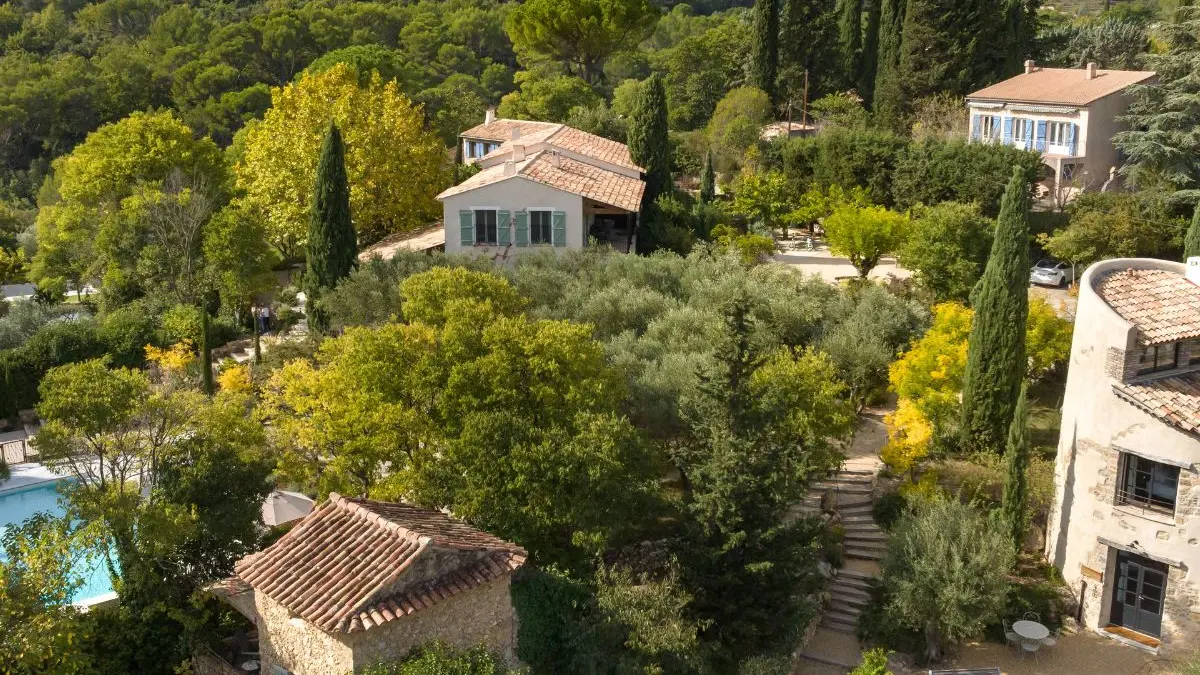 Entouré de verdure