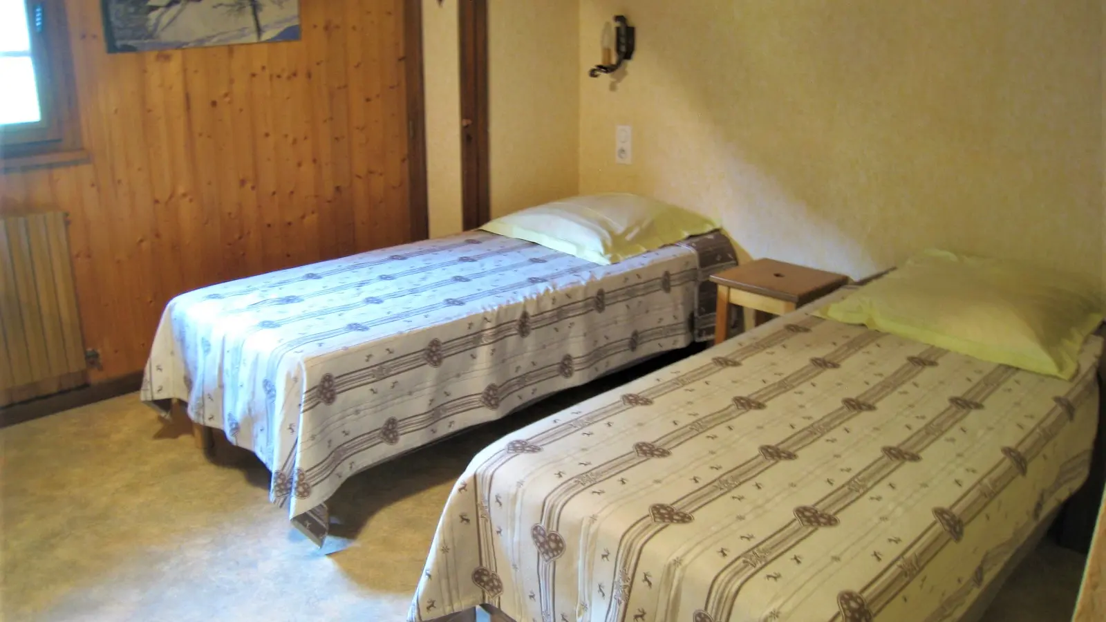 Chambre avec lits simples/Bedroom with single beds-Bris'orage-Le Grand-Bornand