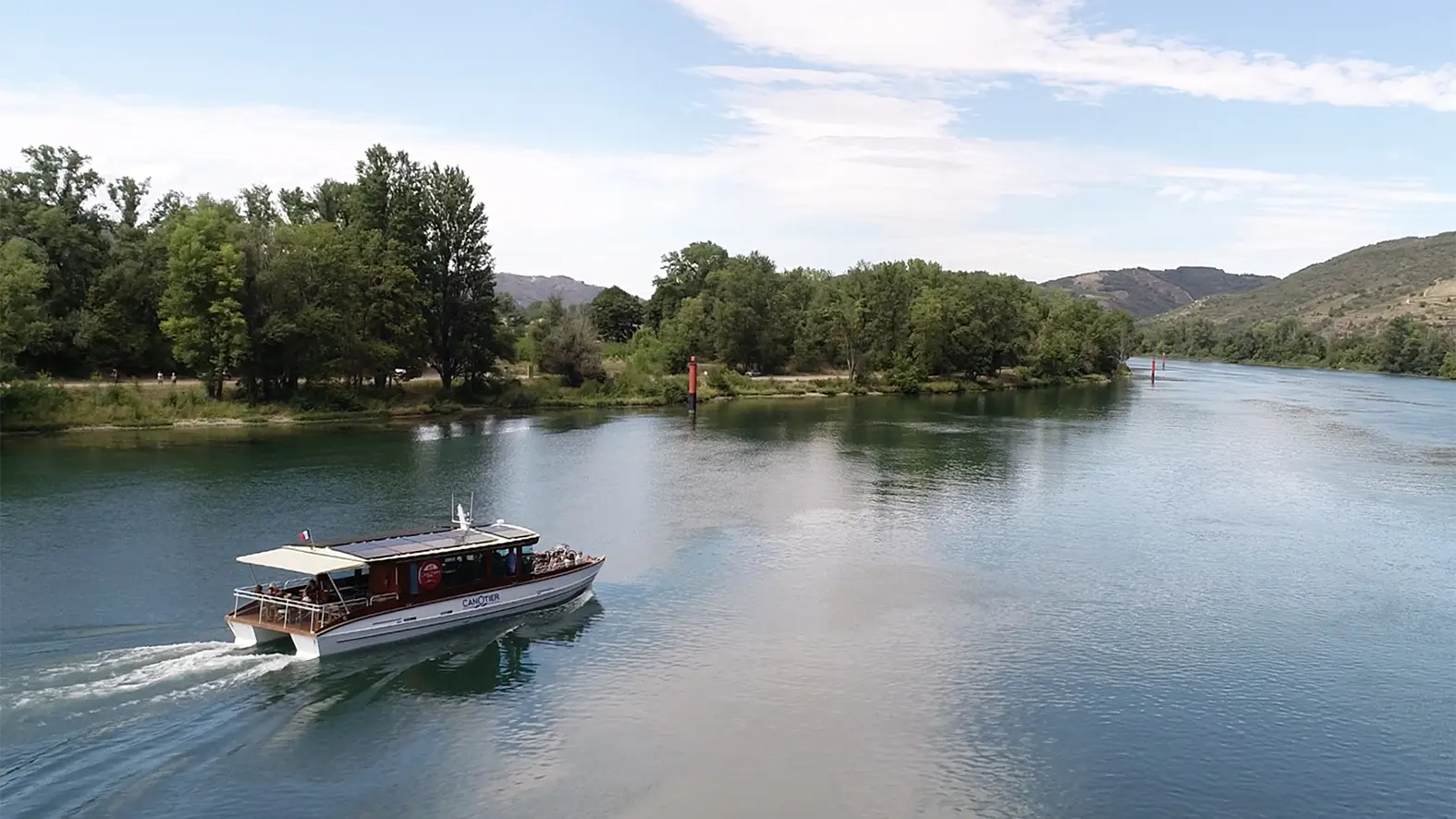 Promenade sur le Rhône avec la Compagnie des Canotiers