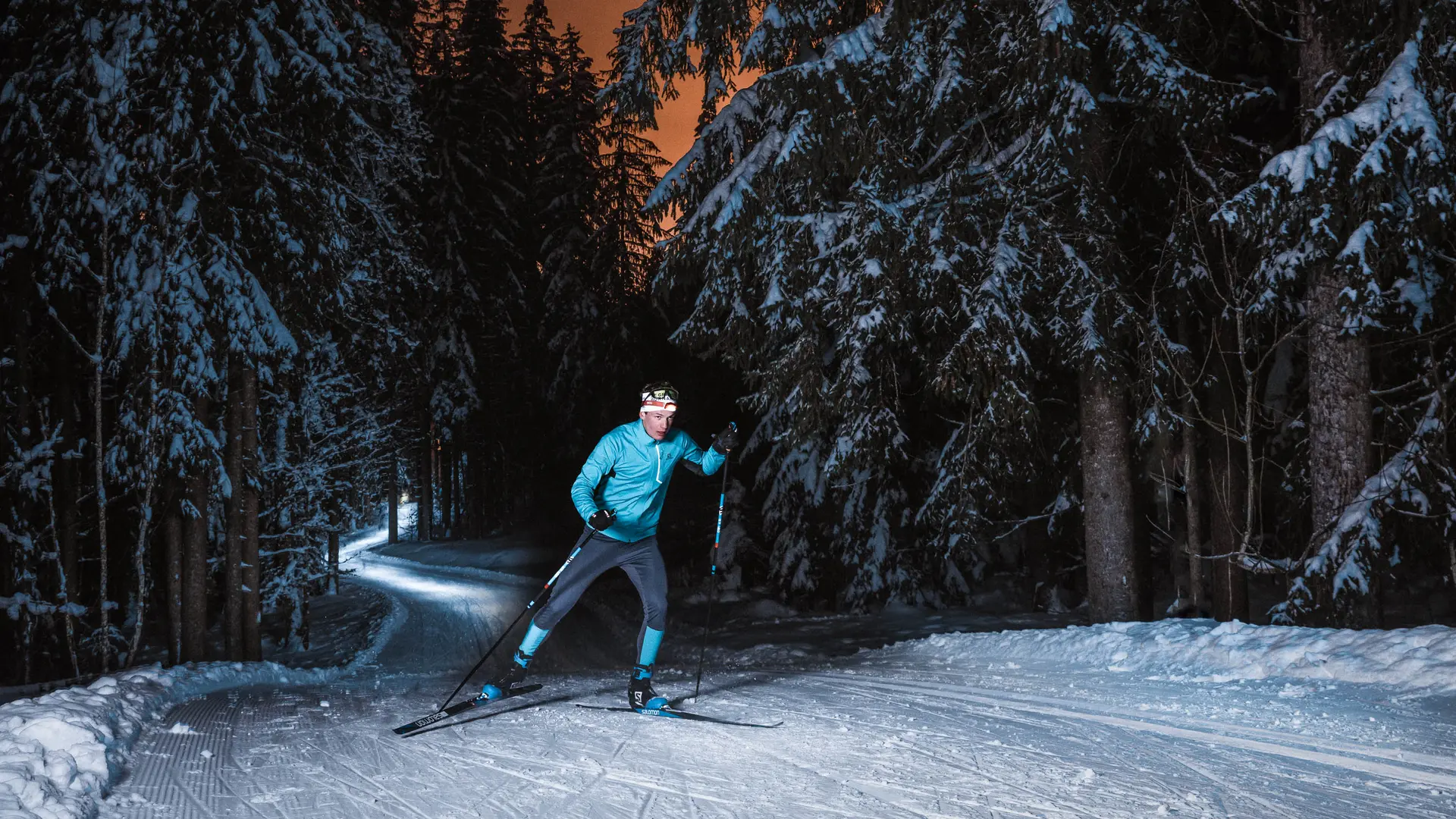 Ski Nordique en nocturne Le Grand-Bornand