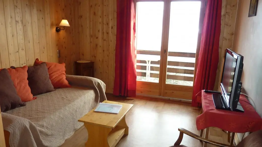 Salon avec lits gigognes (2x90cm)