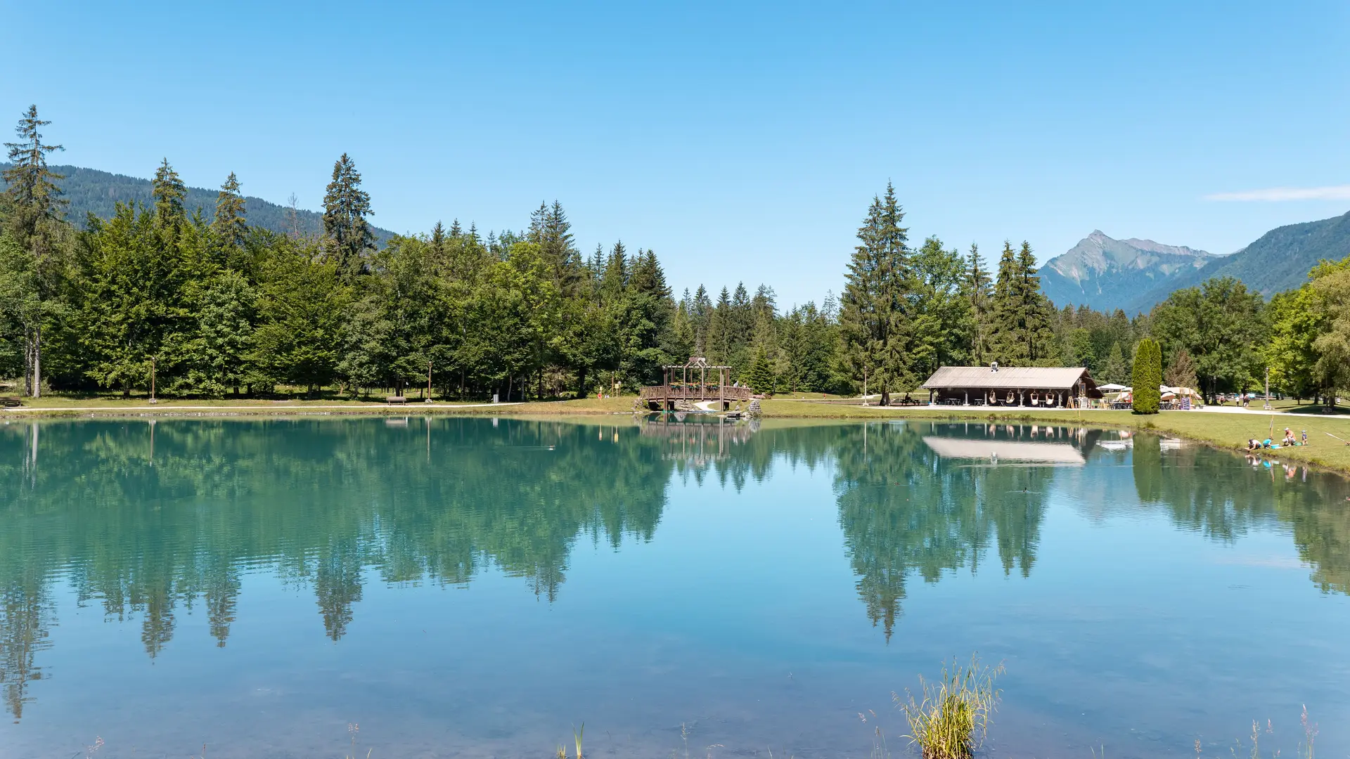 Le lac aux dames à Samoëns