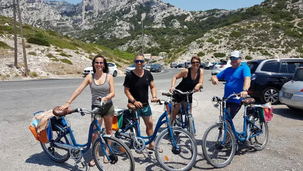 Excursion croisiériste Calanques Ebike