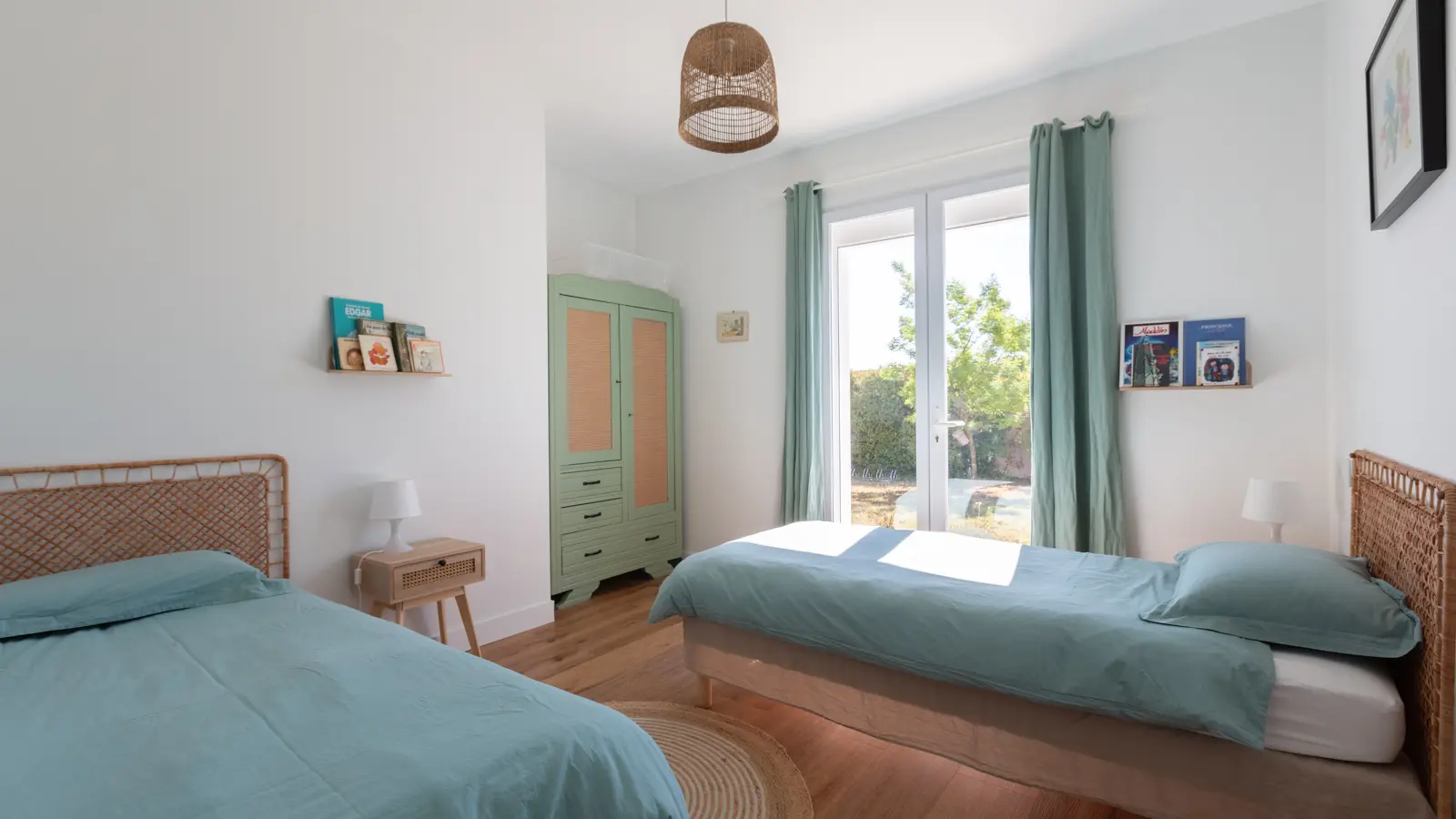 Habitación con camas individuales