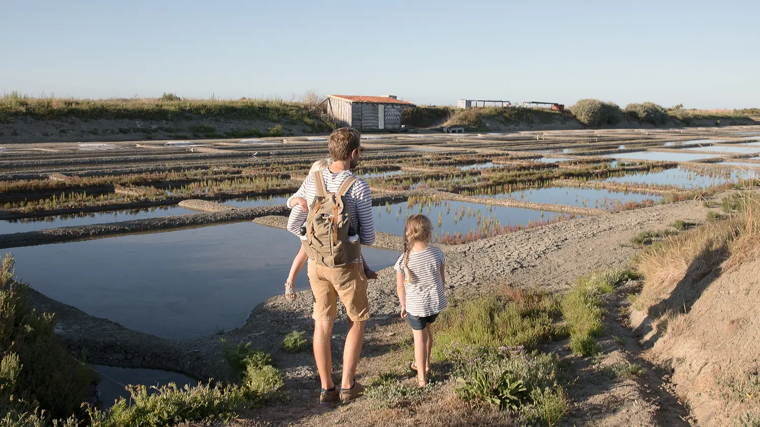 Promenade dans les marais salants