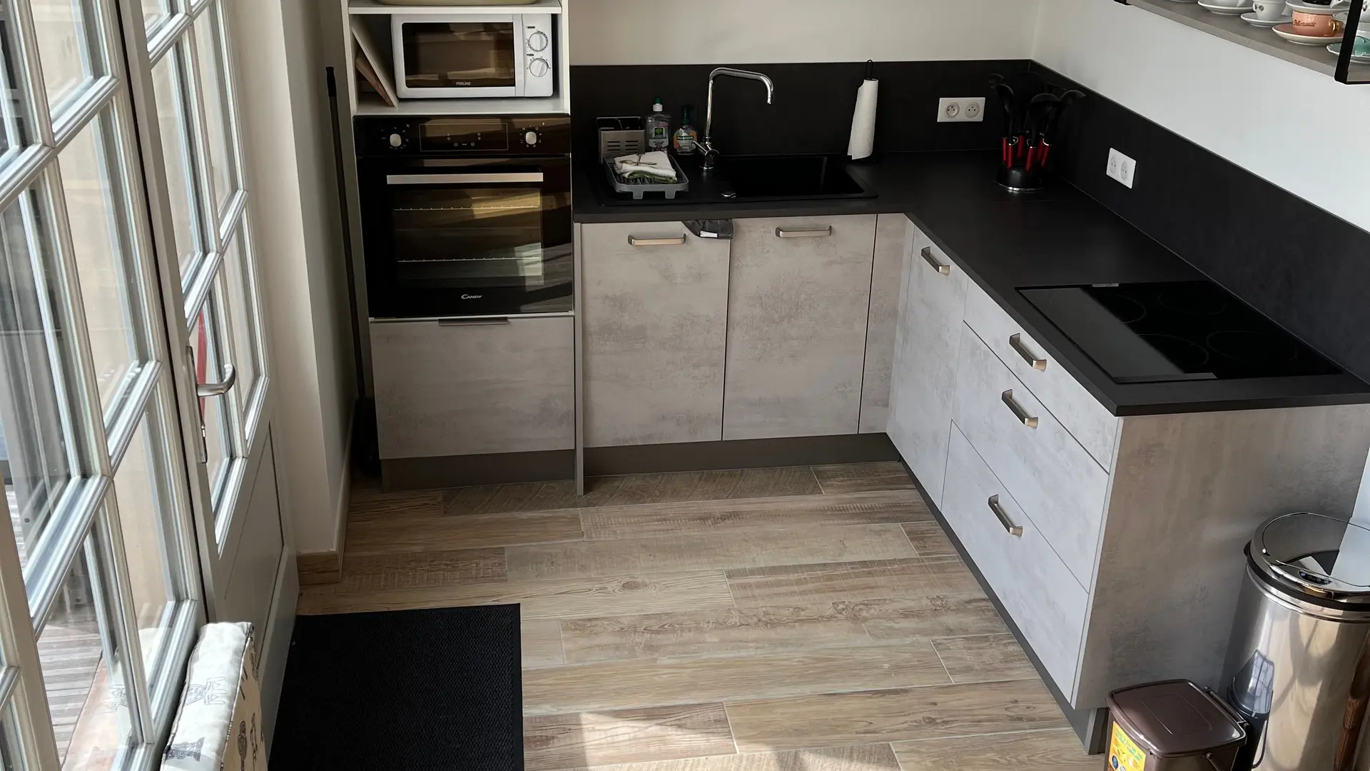 espace cuisine gîte