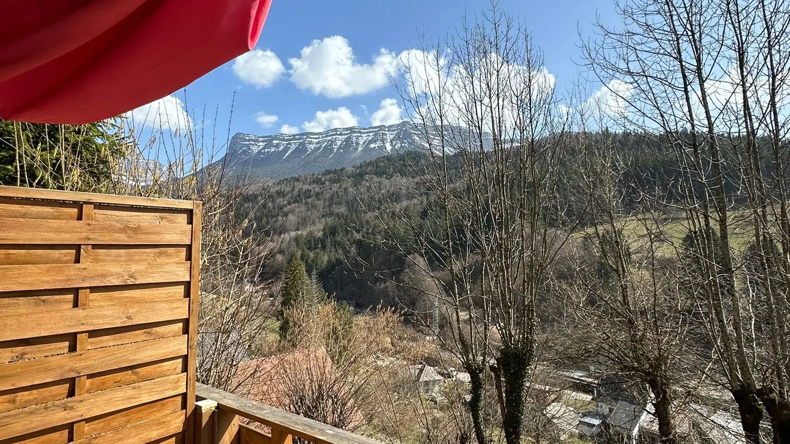 Vue depuis la terrasse