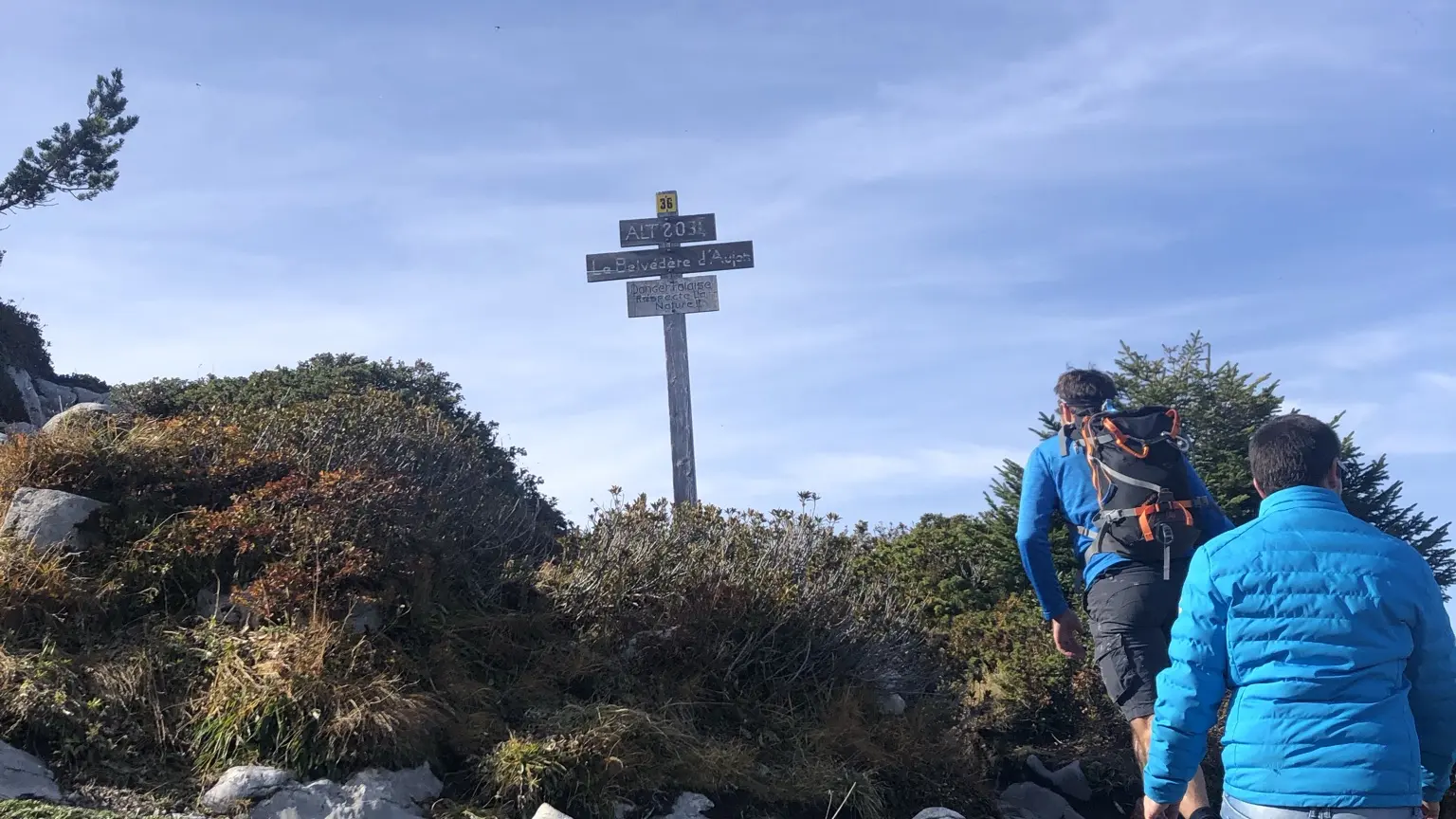 Arrivée belvédère