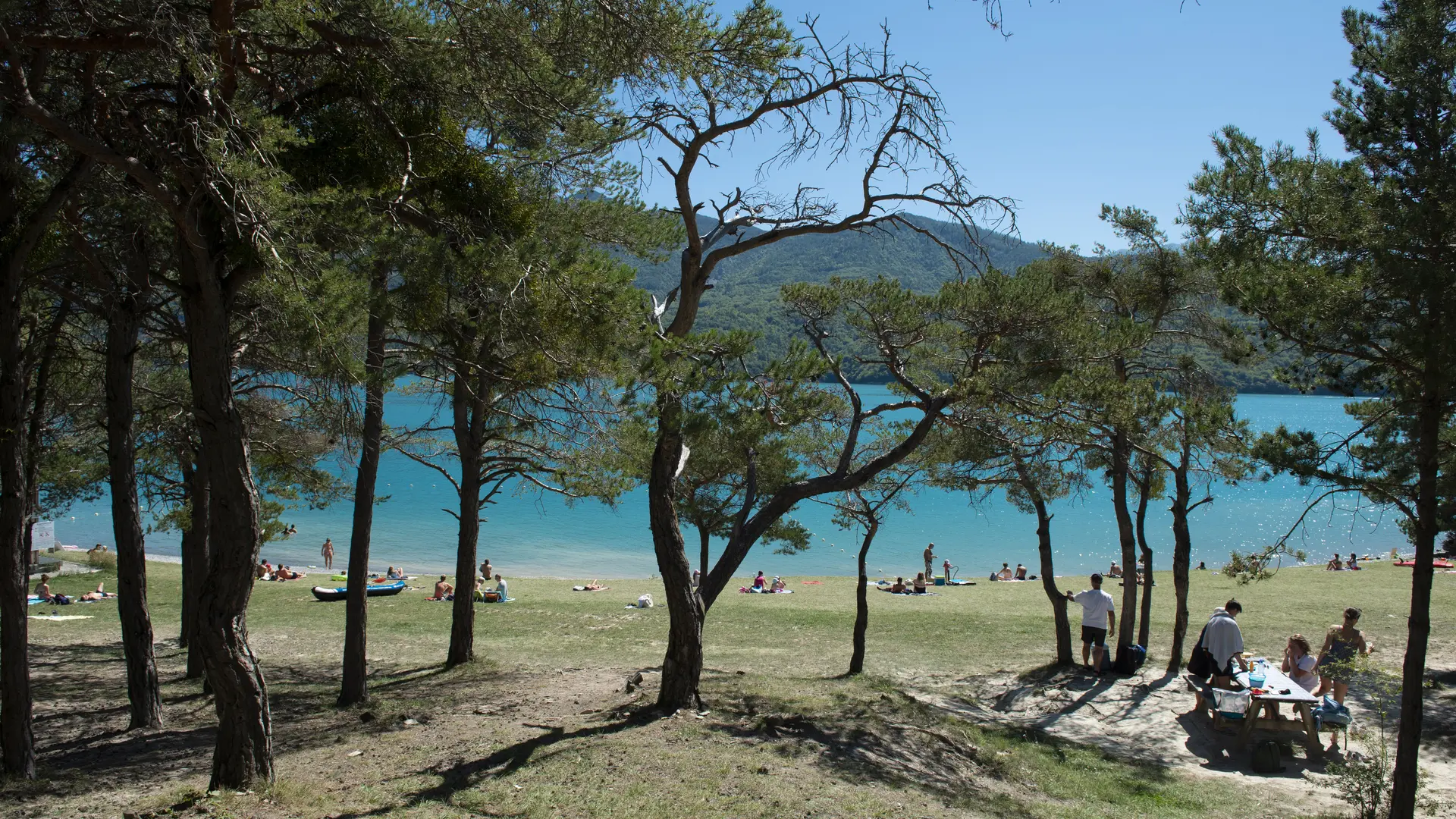 Plage des Trémouilles, Baie de Chanteloube - Chorges