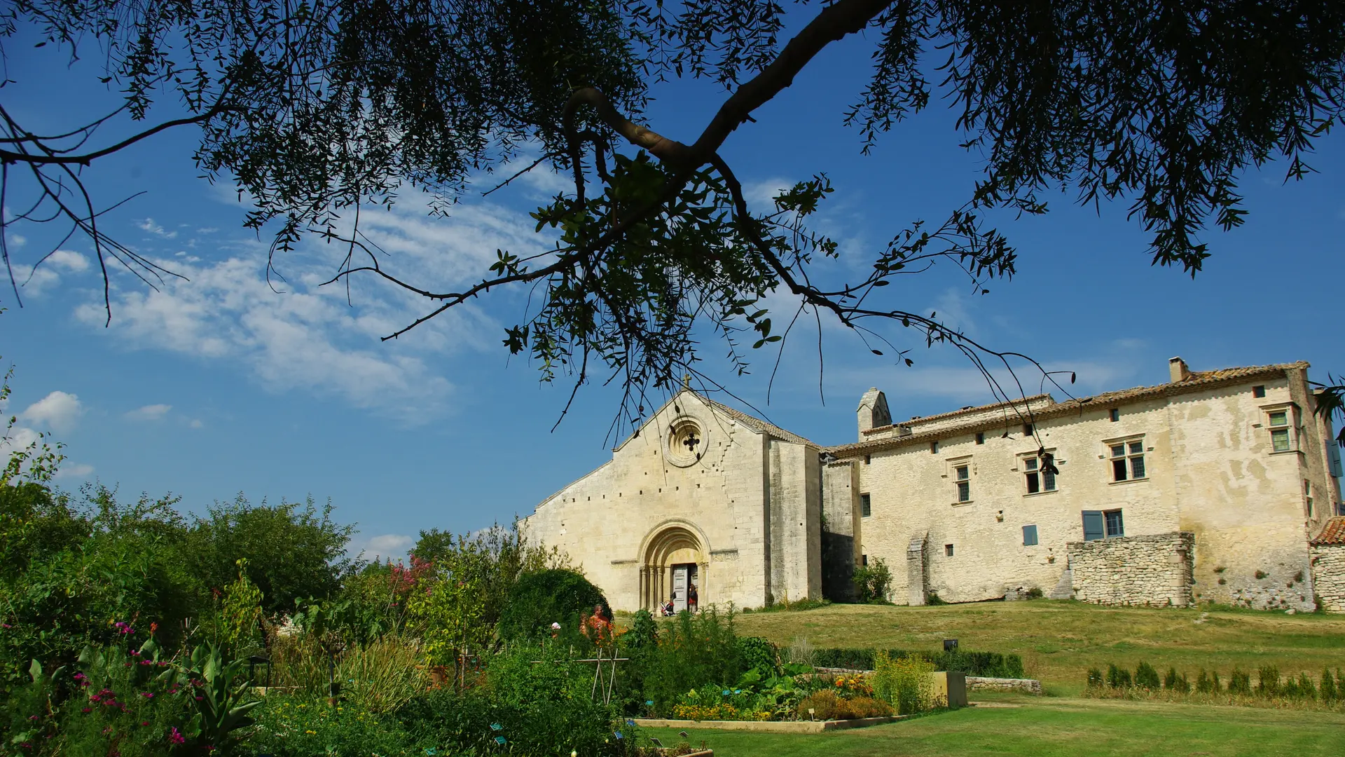 Vue du jardin des Temps moderne