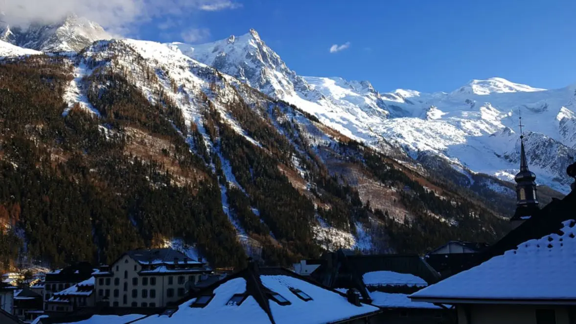 Clocher Vue du Balcon hiver