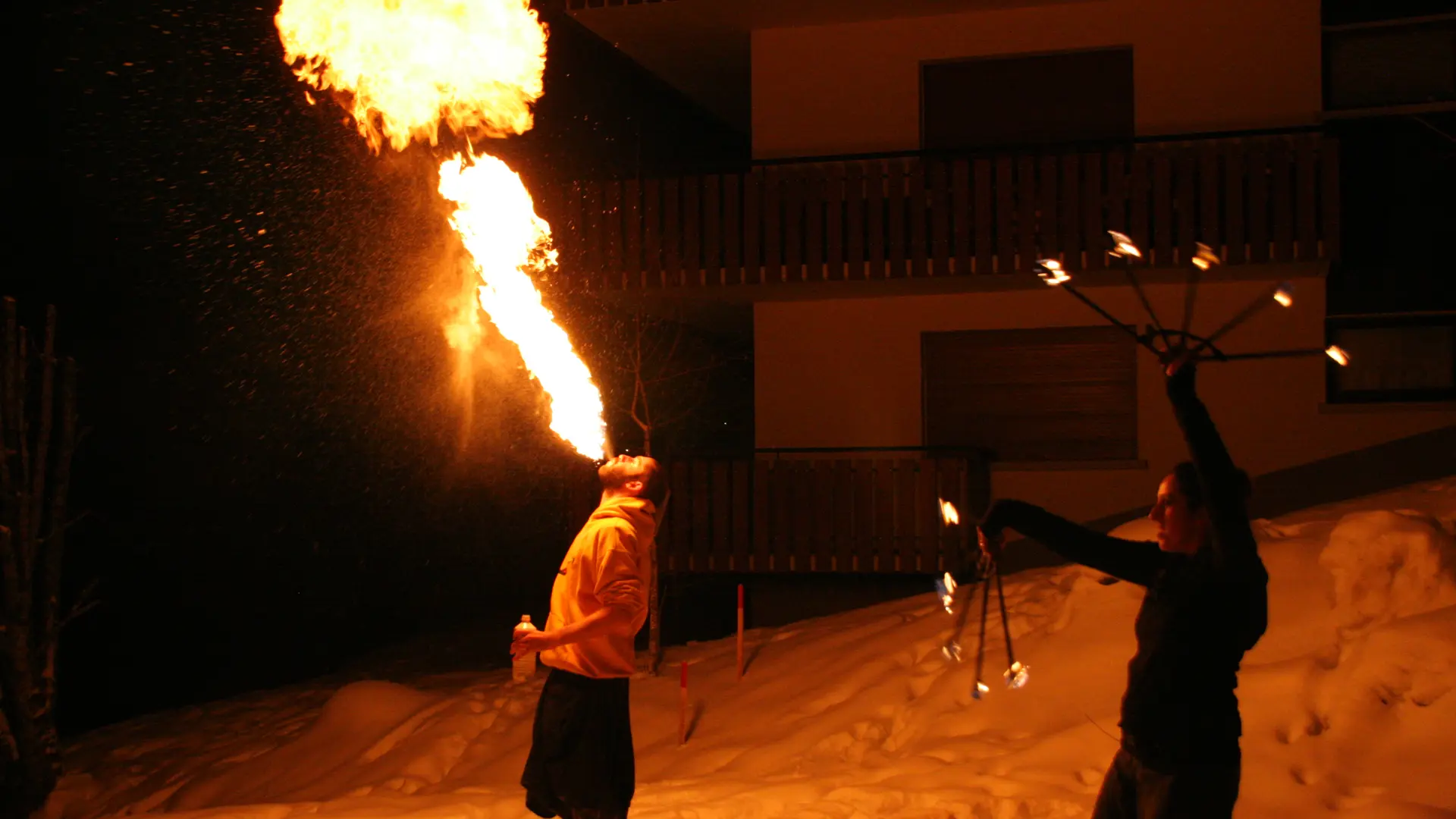Le Gîte - Animation feu