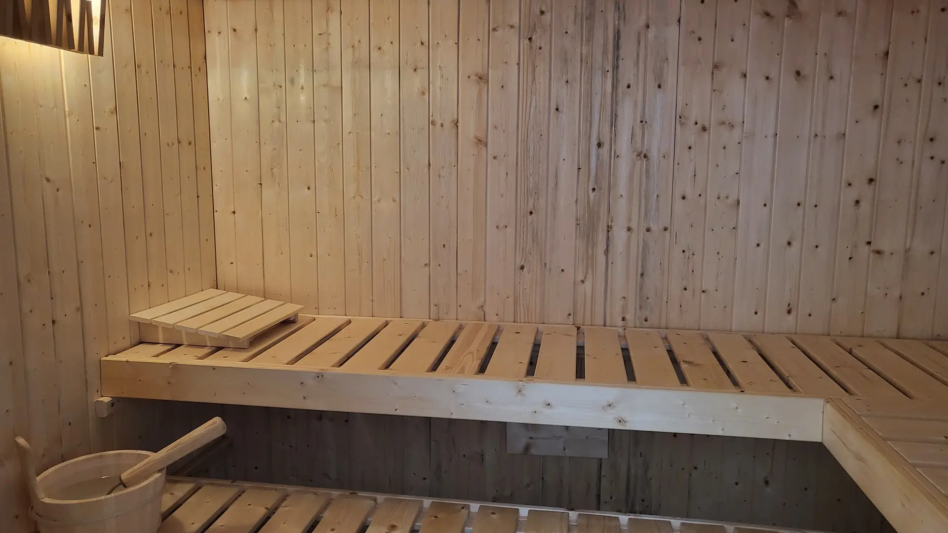 Intérieur du sauna