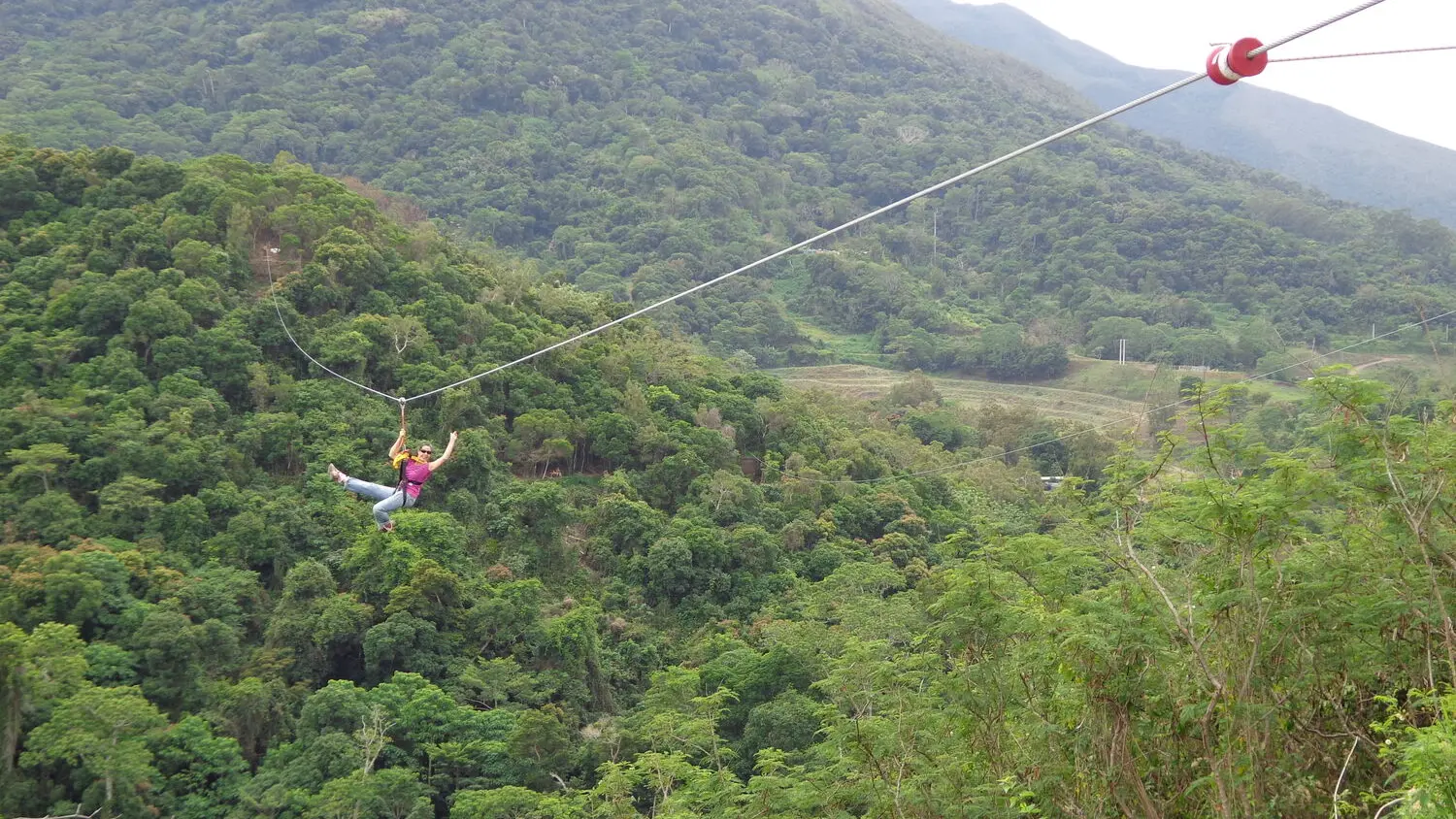 Tyrolienne - La Belle Verte Canopy Tours