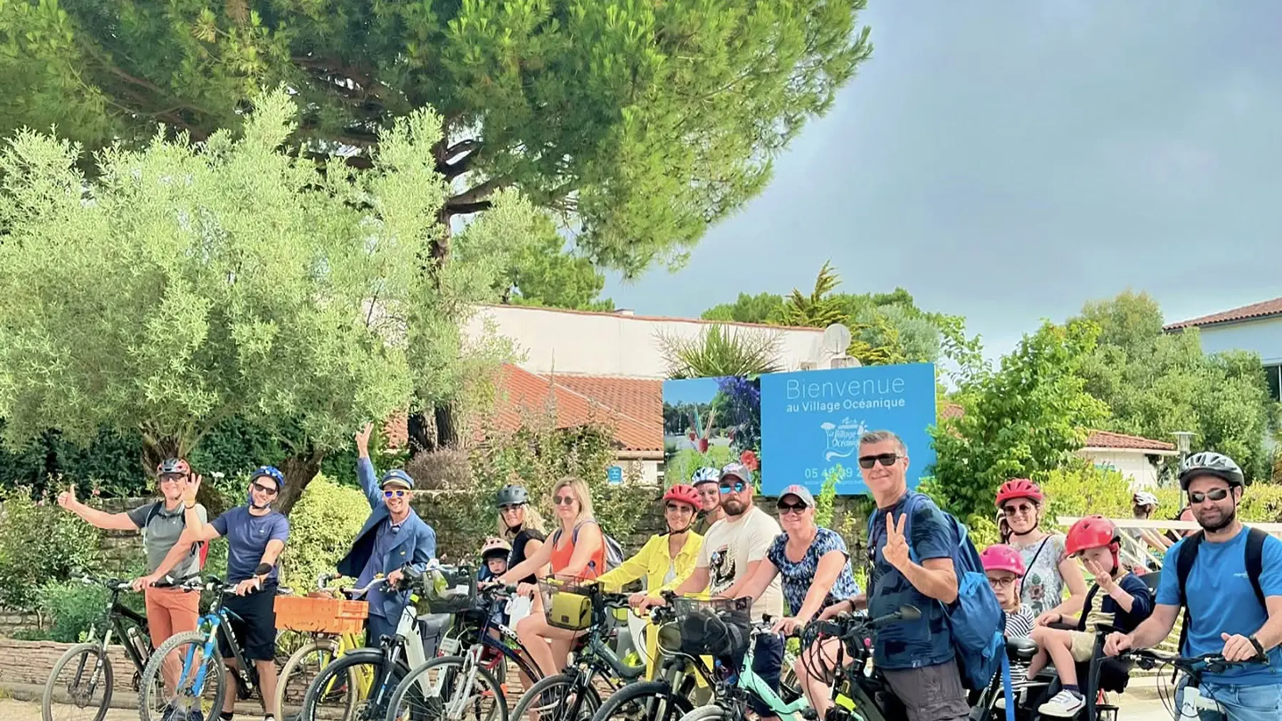 Start eines Spaziergangs