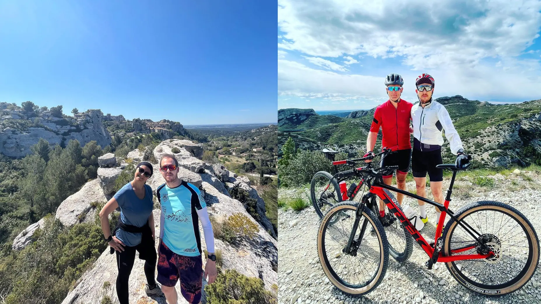 Activite pedestre et cyclo dans les Alpilles