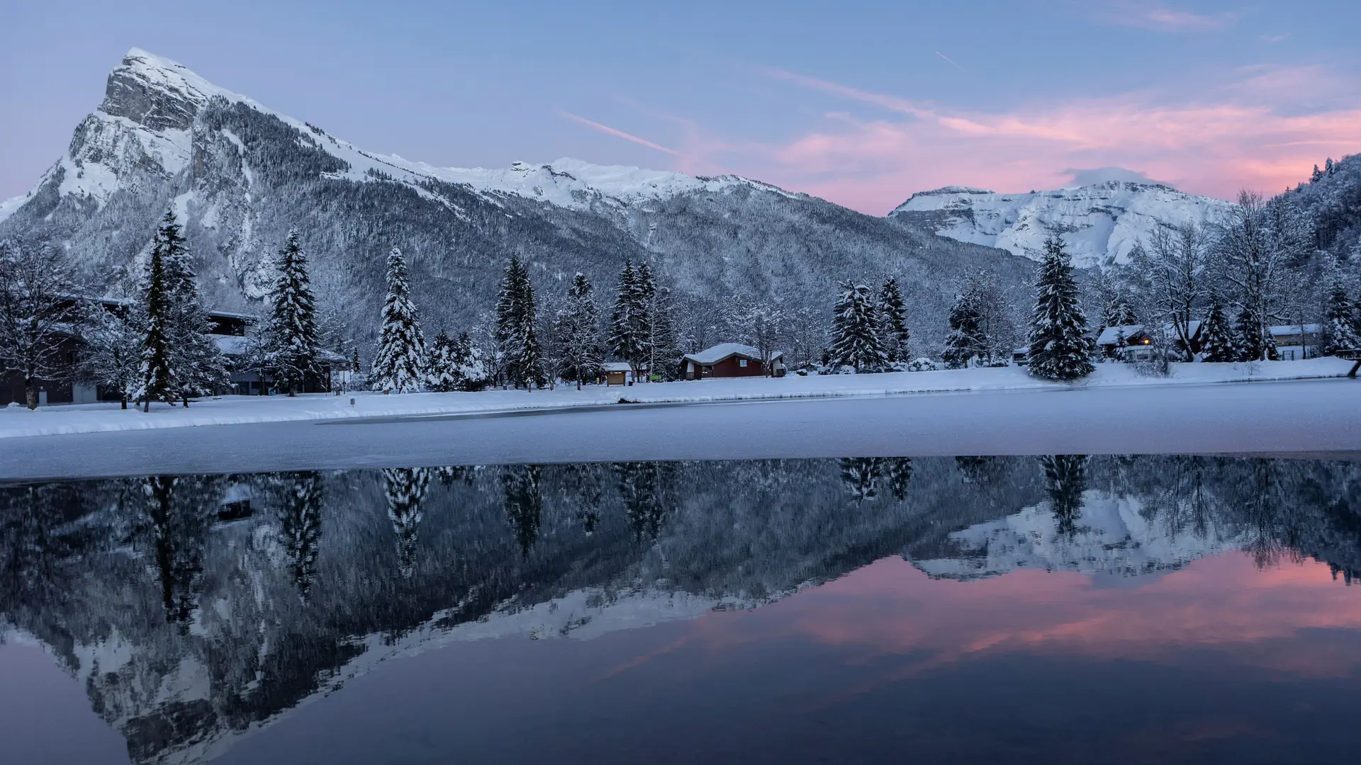 Lac aux dames en hiver
