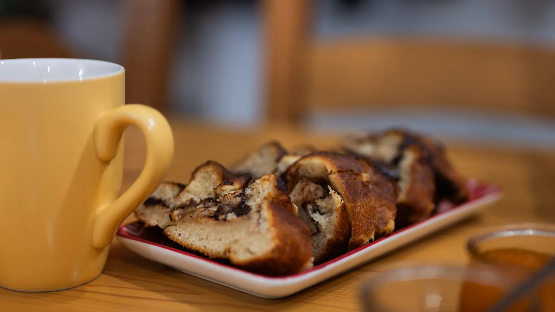 Boisson chaude et douceurs