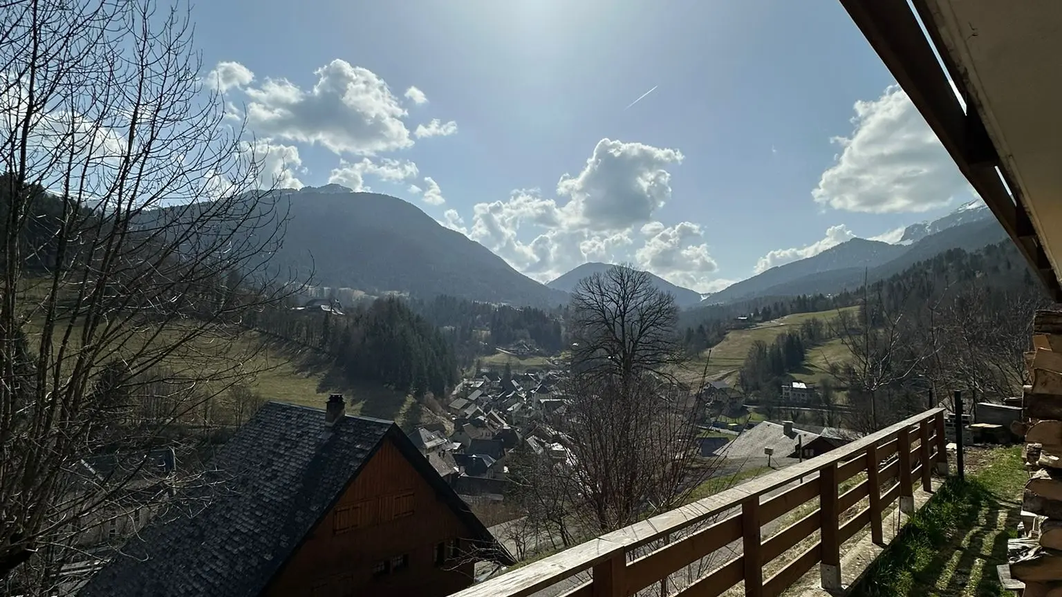 Vue depuis la terrasse