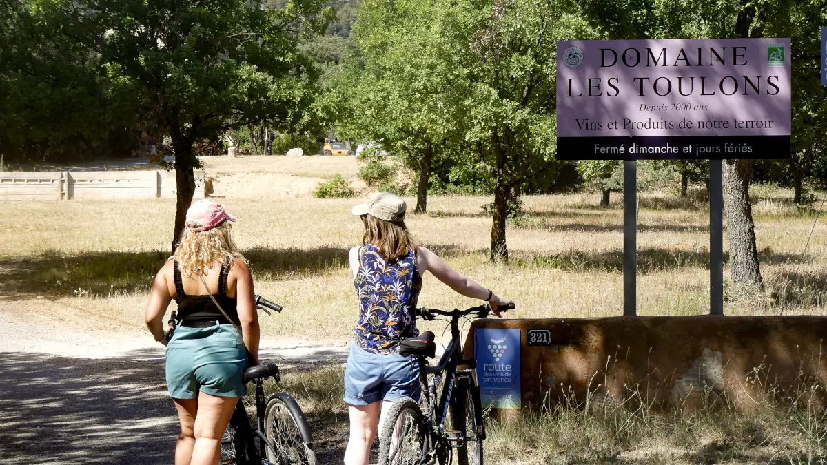 Pause au domaine des Toulons