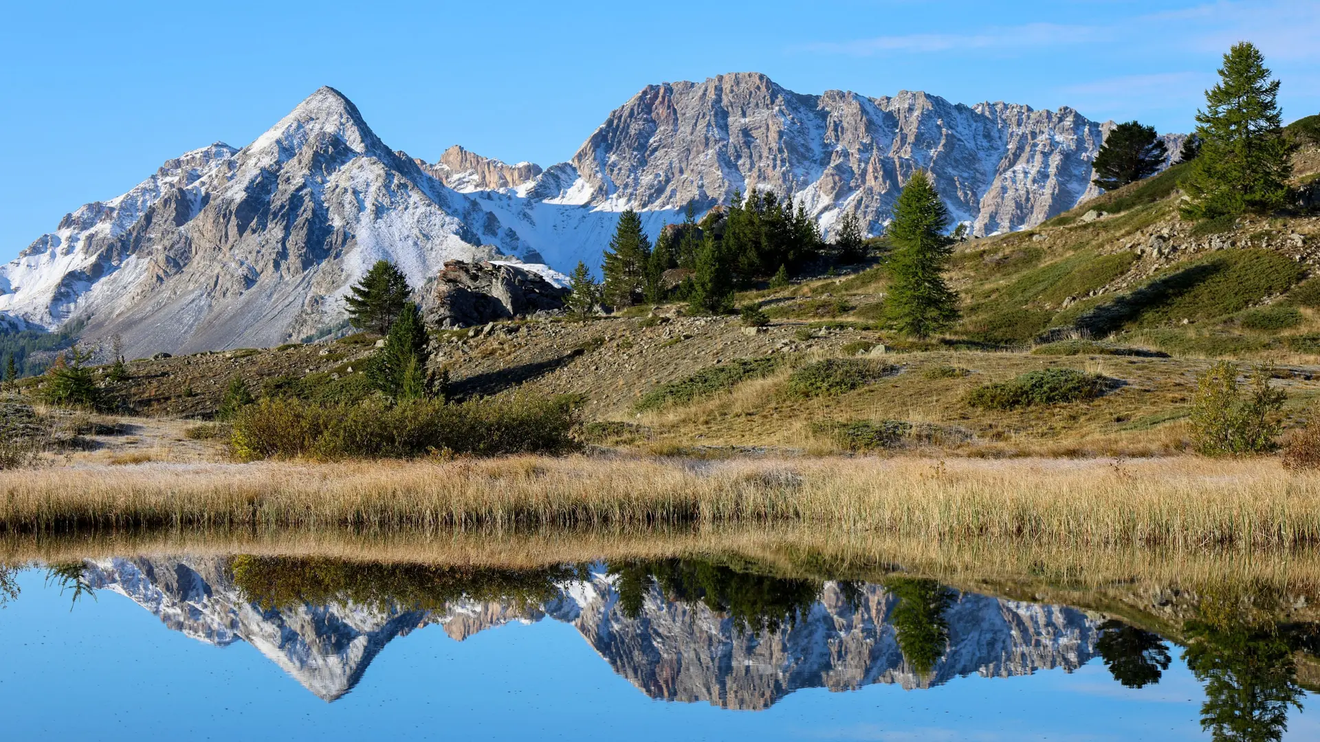 Point de vue depuis le lac des Sarrailles