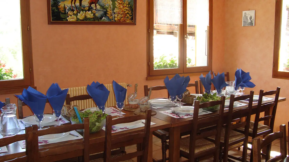 Salle de restauration Le Riou Vert