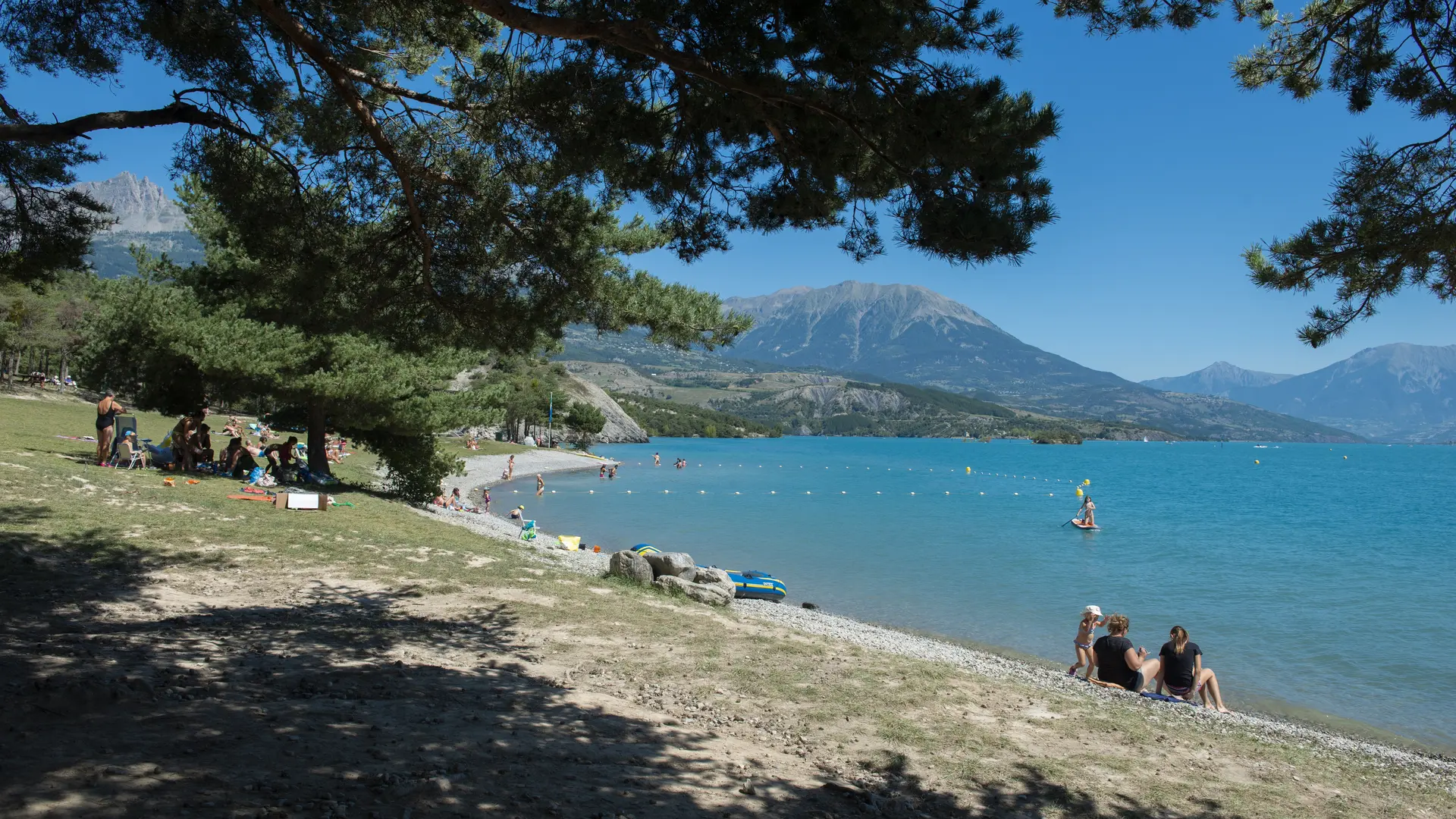 Plage des Trémouilles, Baie de Chanteloube - Chorges