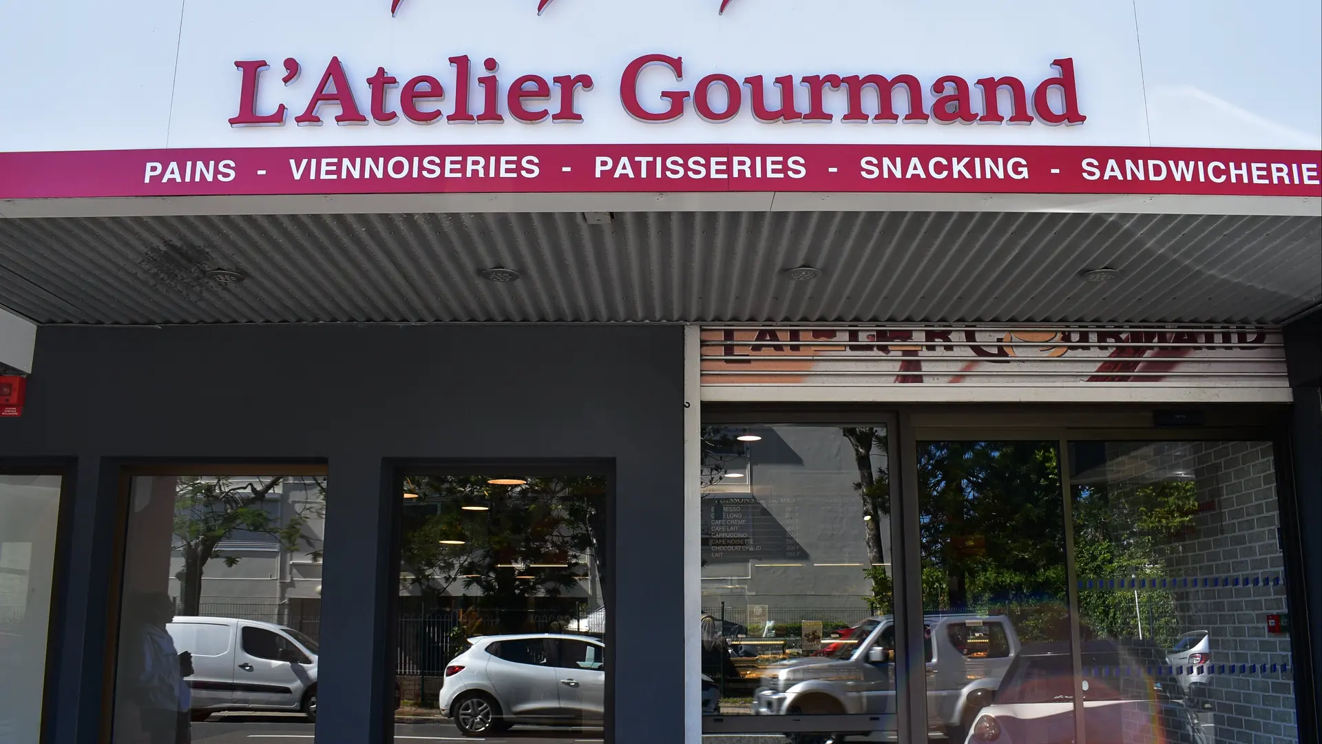 Devanture de L'Atelier Gourmand Anse Vata