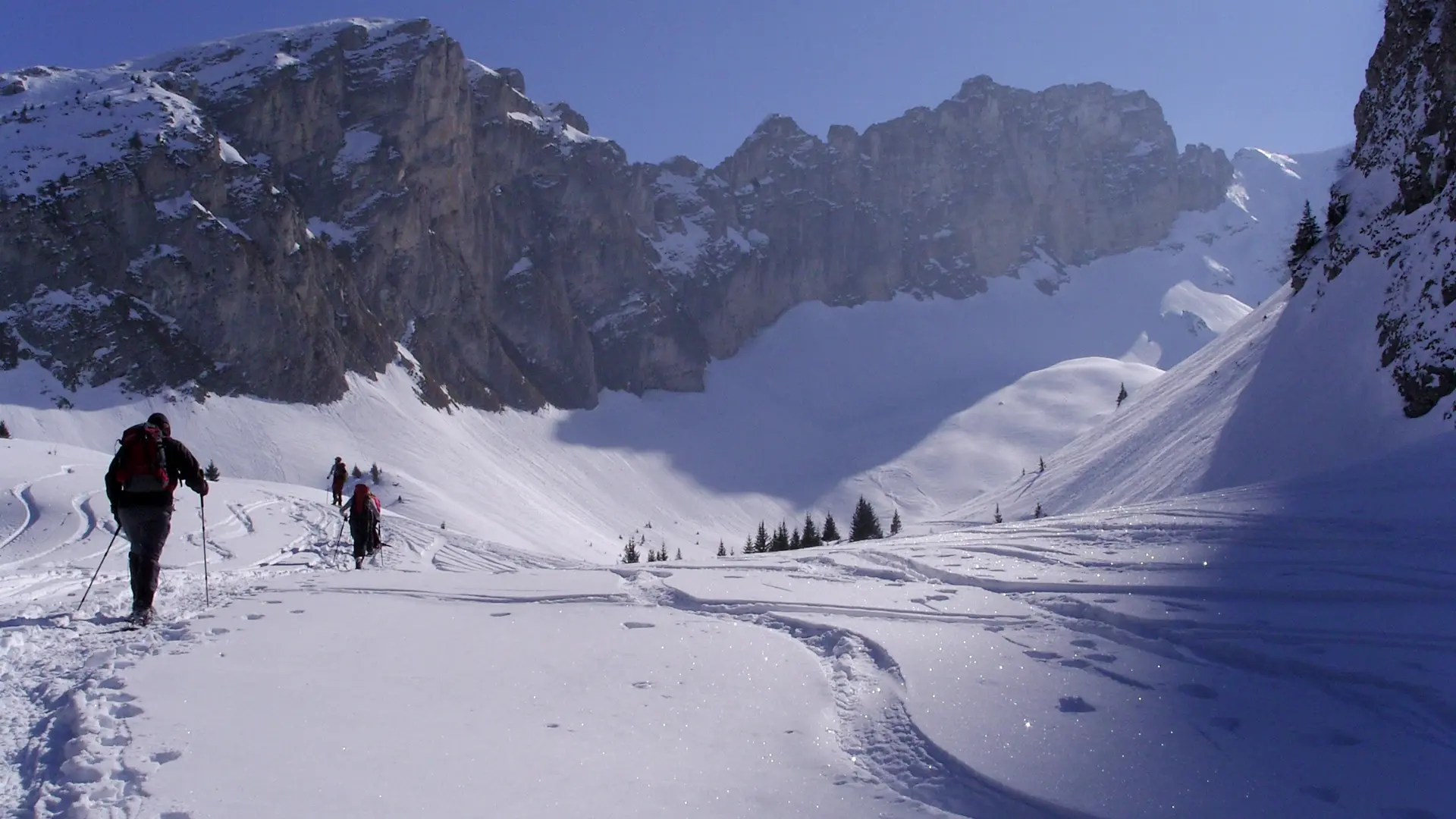 Sortie raquettes avec Michel Manini, Dévoluy, Hautes-Alpes