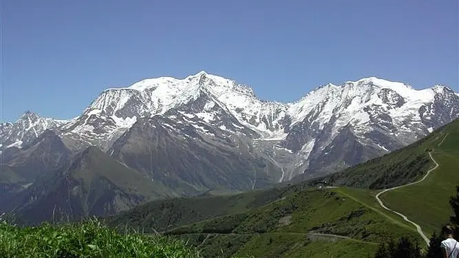 Le Mont Blanc depuis le Mont d'Arbois