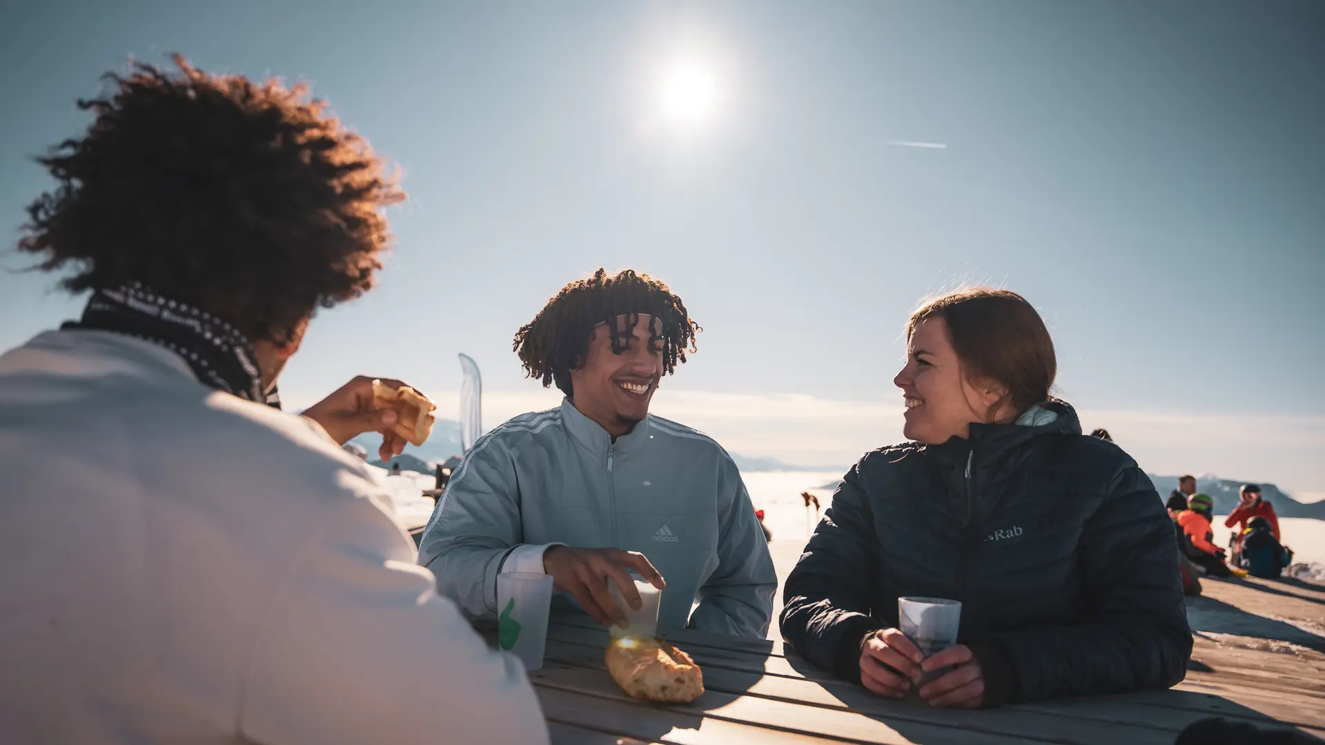 Entre amis sur la terrasse panoramique - Plancha