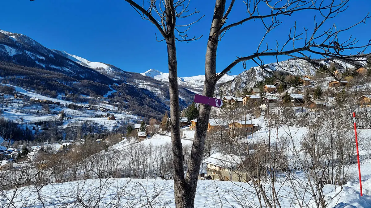 Parcours raquettes de Vacheresse
