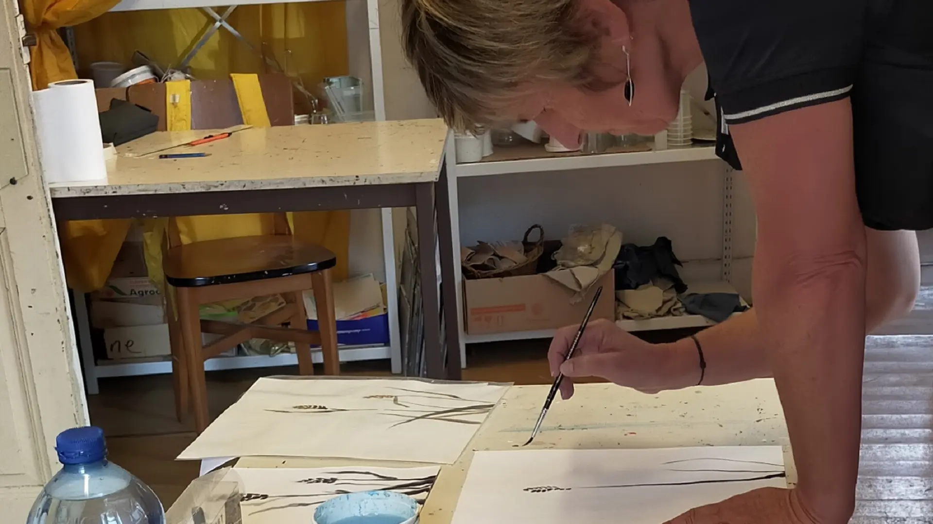 Atelier de peinture et de calligraphie