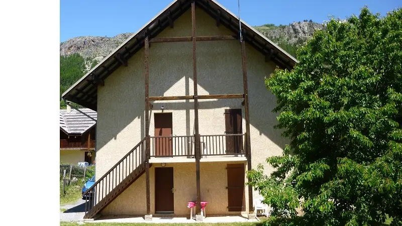 Chalet, appartement 1er étage côté pistes