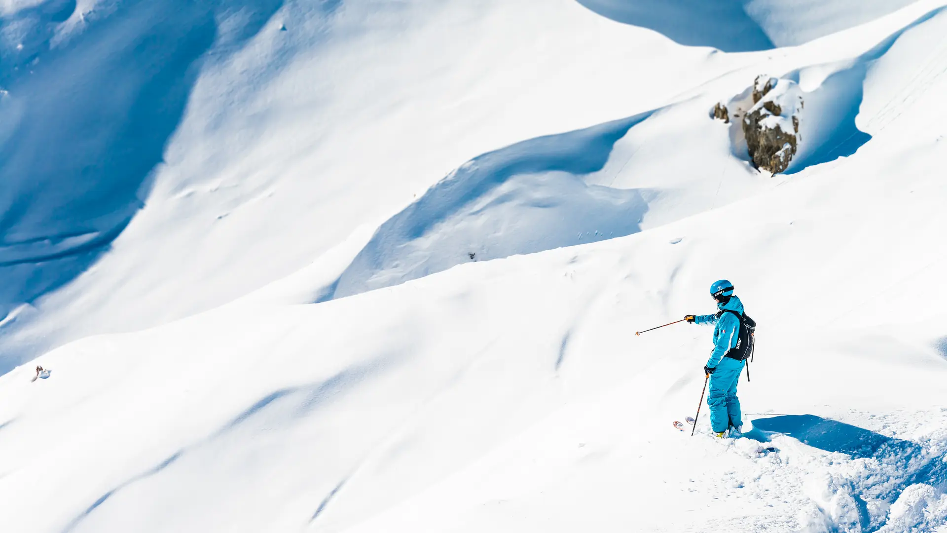 Sortie hors-piste sur les hauteurs de Flaine