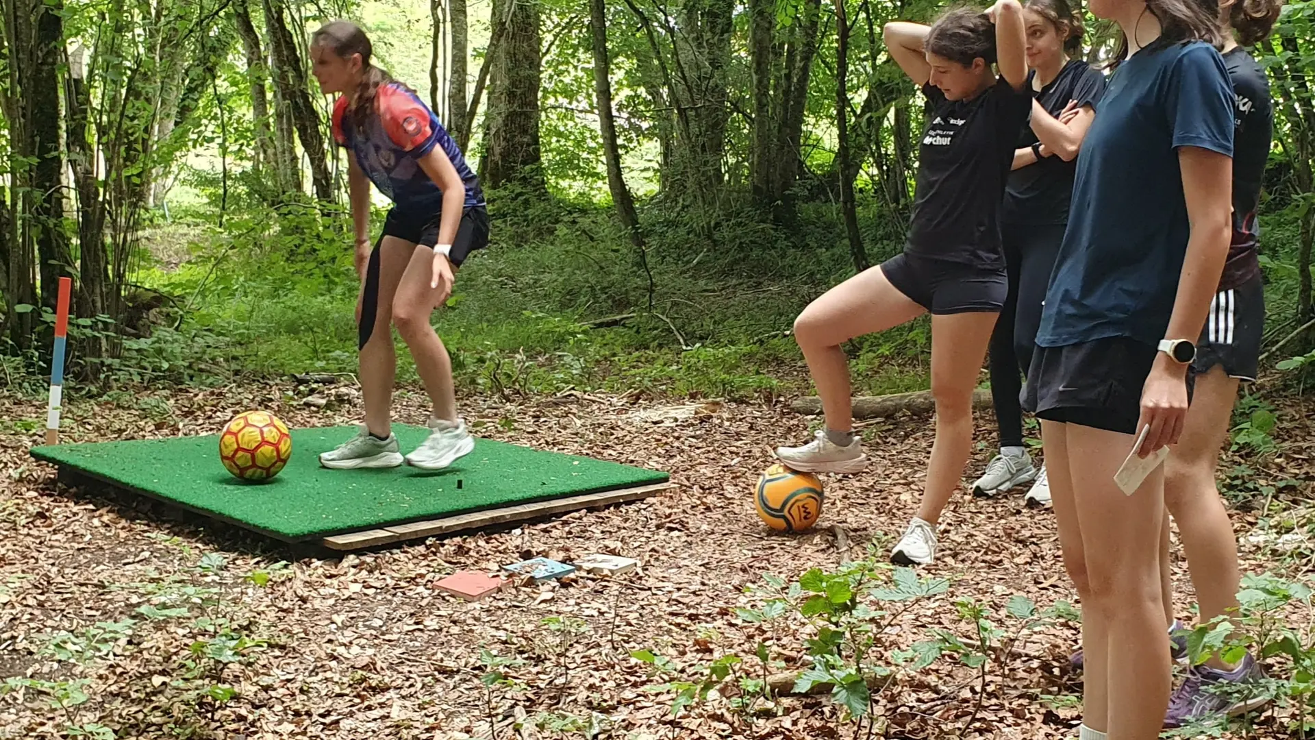 Au départ du trou N°3