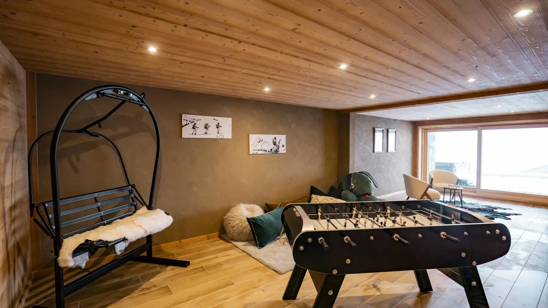 Salle de jeux, détente