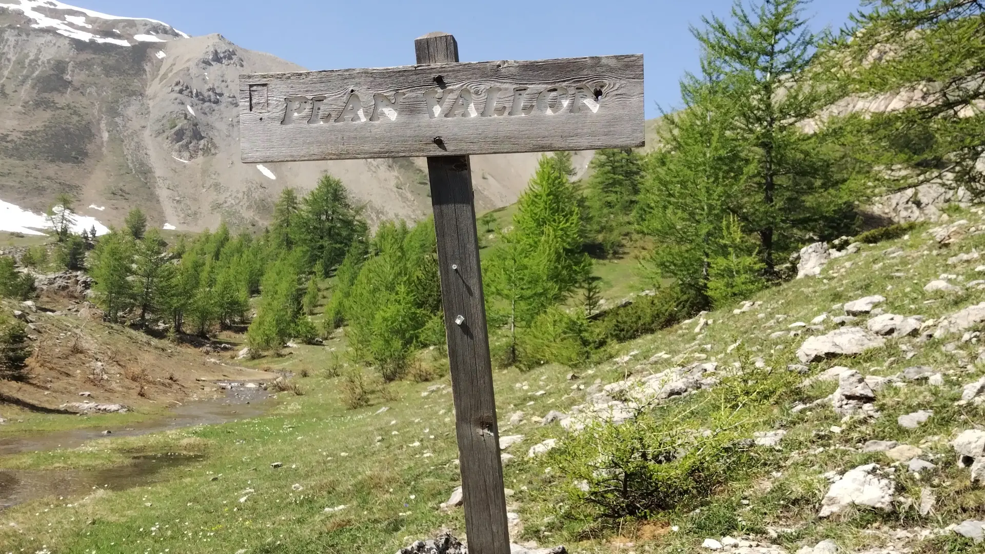 Panneau Plan Vallon