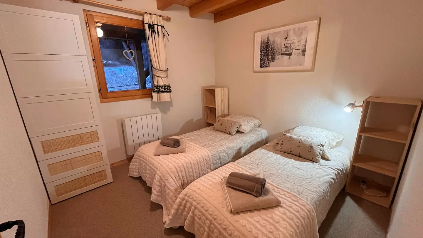 chambre 2, 2 lits simples