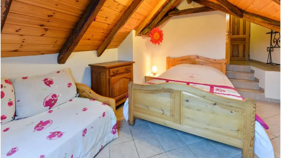 L'une des chambres sous les combles