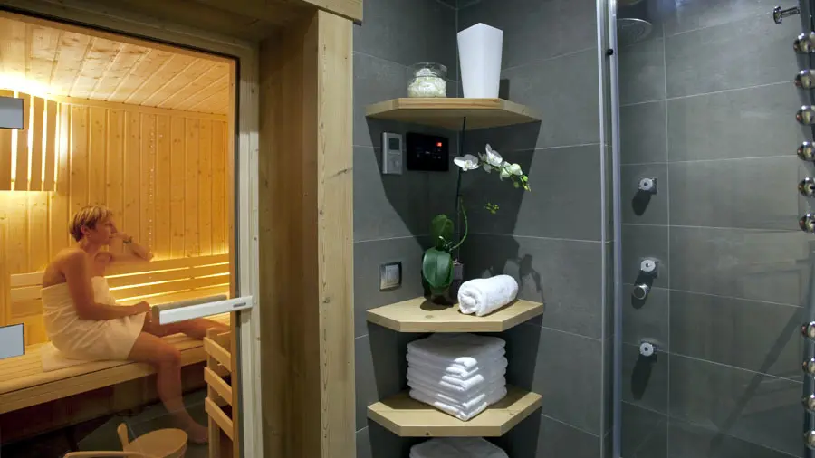 L'espace sauna
