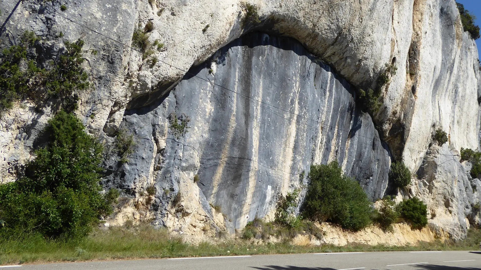 Début de la route du Mont Ventoux