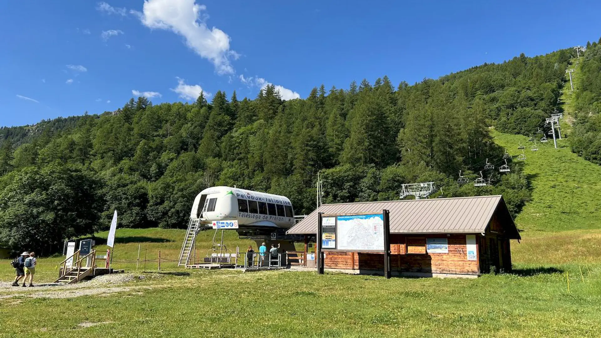 Télésiège de Préron, station de Pelvoux-Vallouise